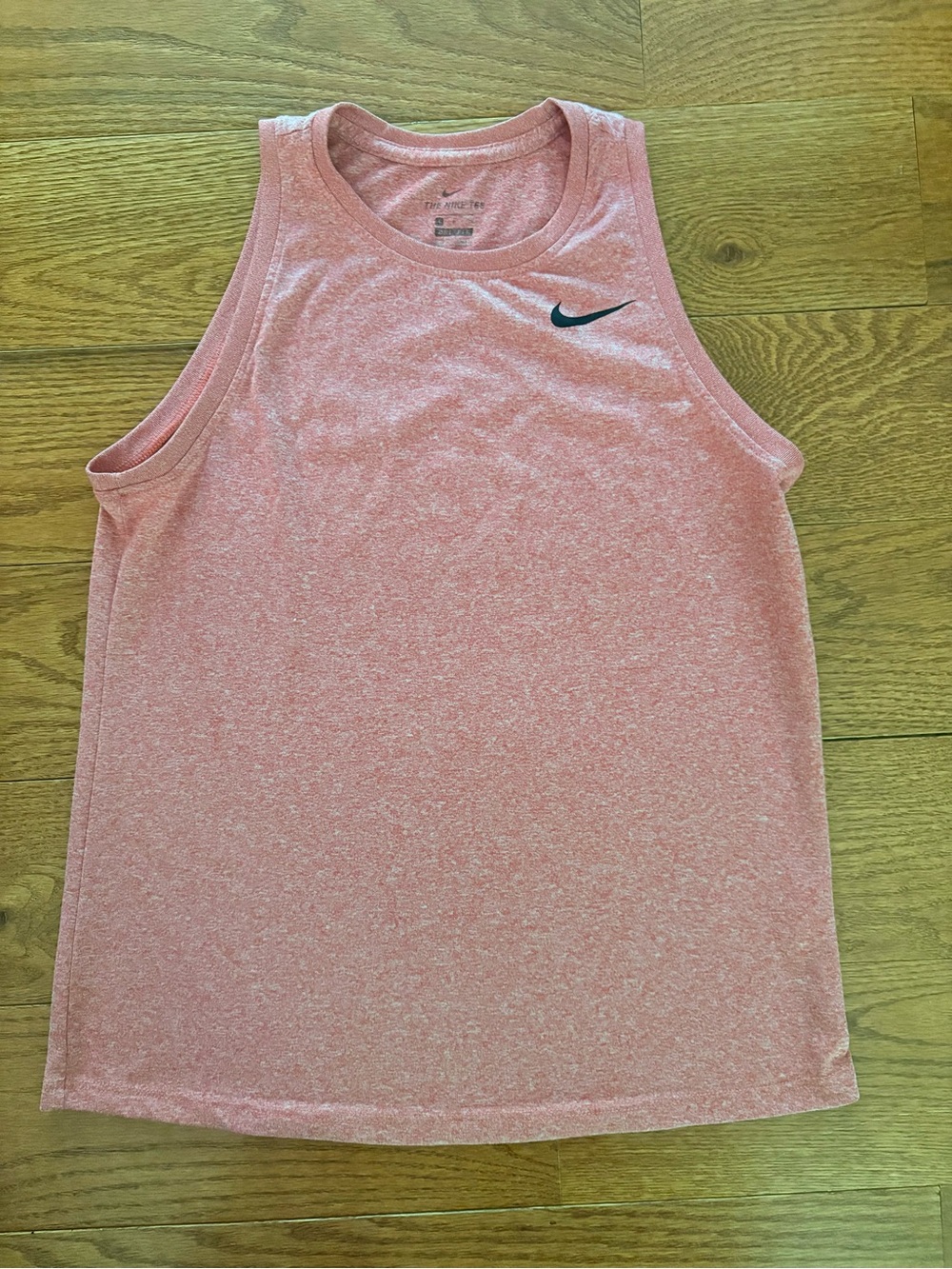 Nike Heathered Red Crewneck Tank Top